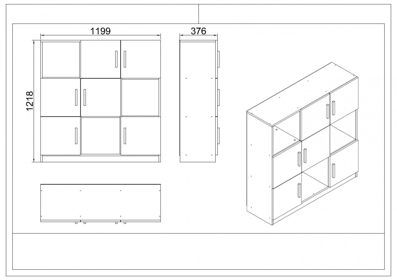Poze Set mobilier de birou VO18-W