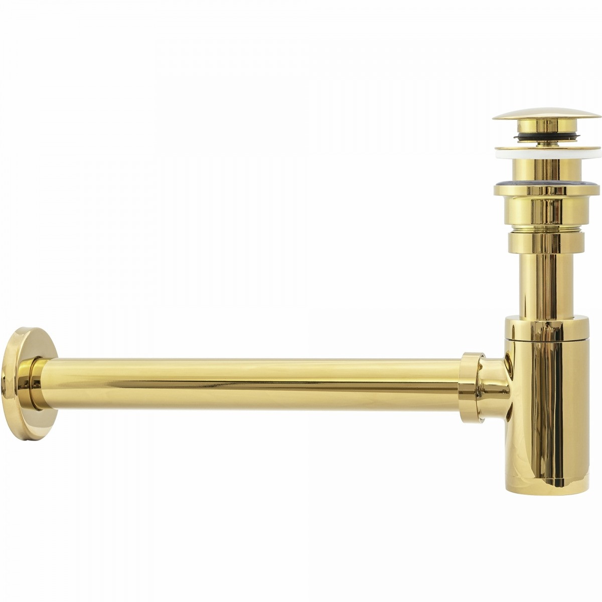 Poze Sifon cu ventil pentru lavoar Click-Clack universal gold