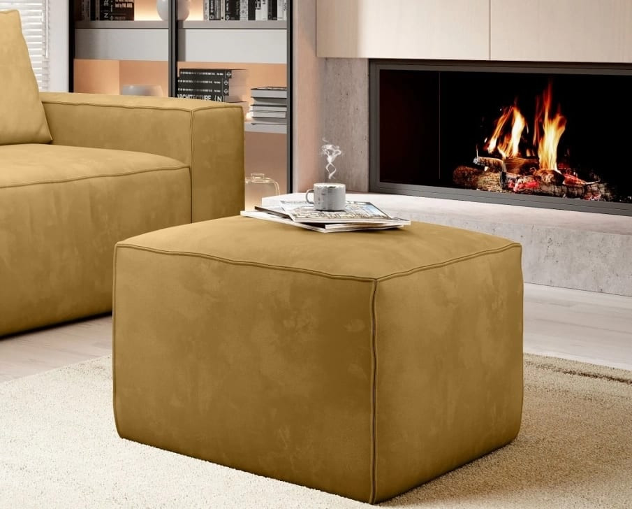 Poze Taburet tapitat Silla - L88 x l68 x h45 cm