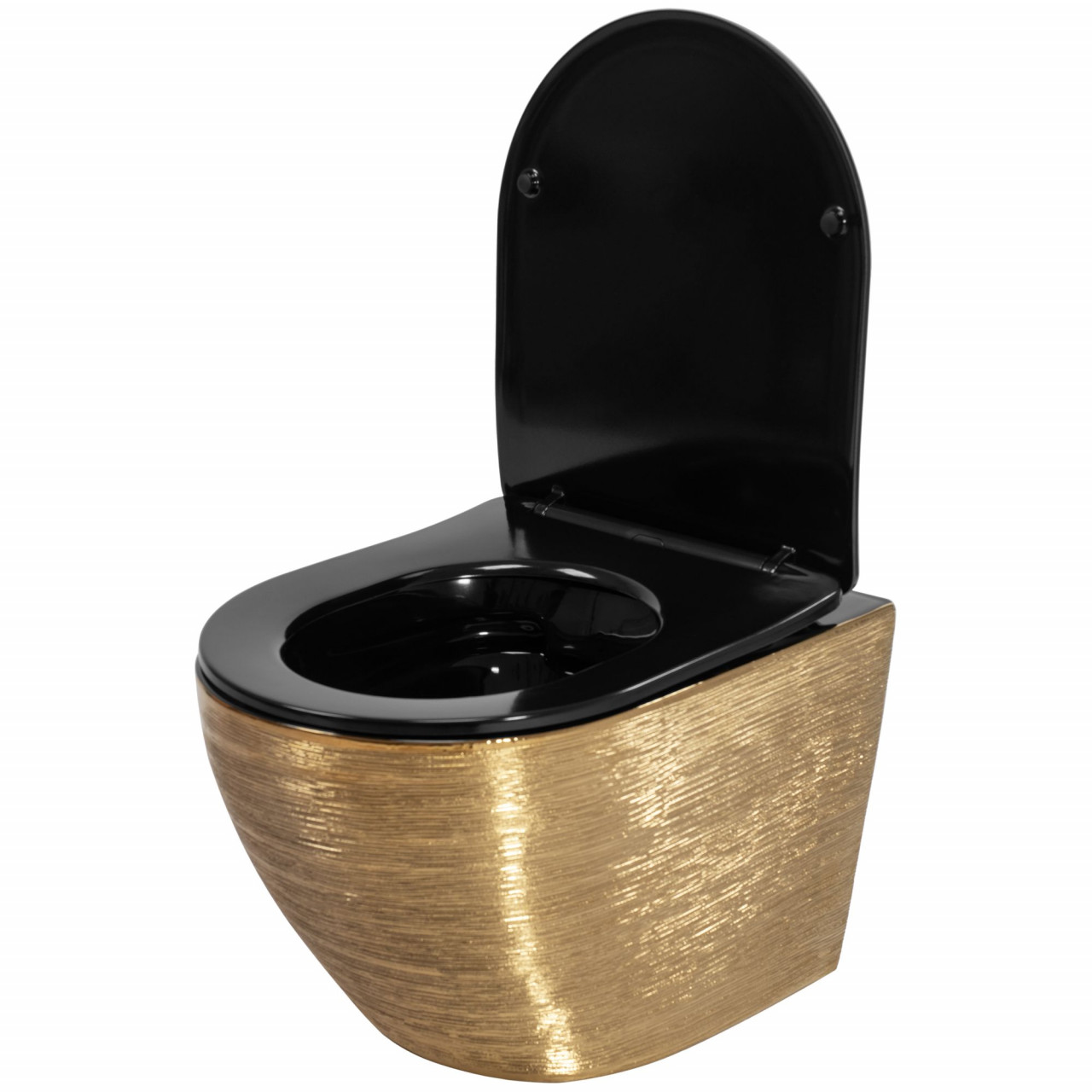 Poze Vas wc Carlo Flat auriu periat