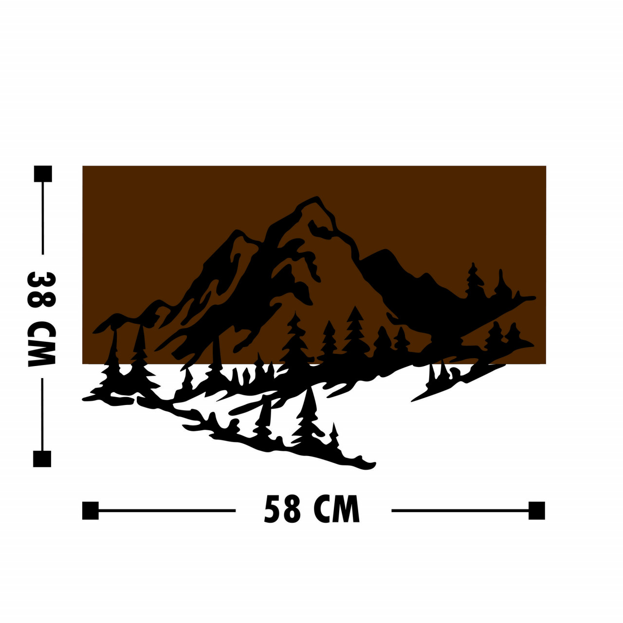 Poze Accesoriu decorativ de perete din lemn Dag 2