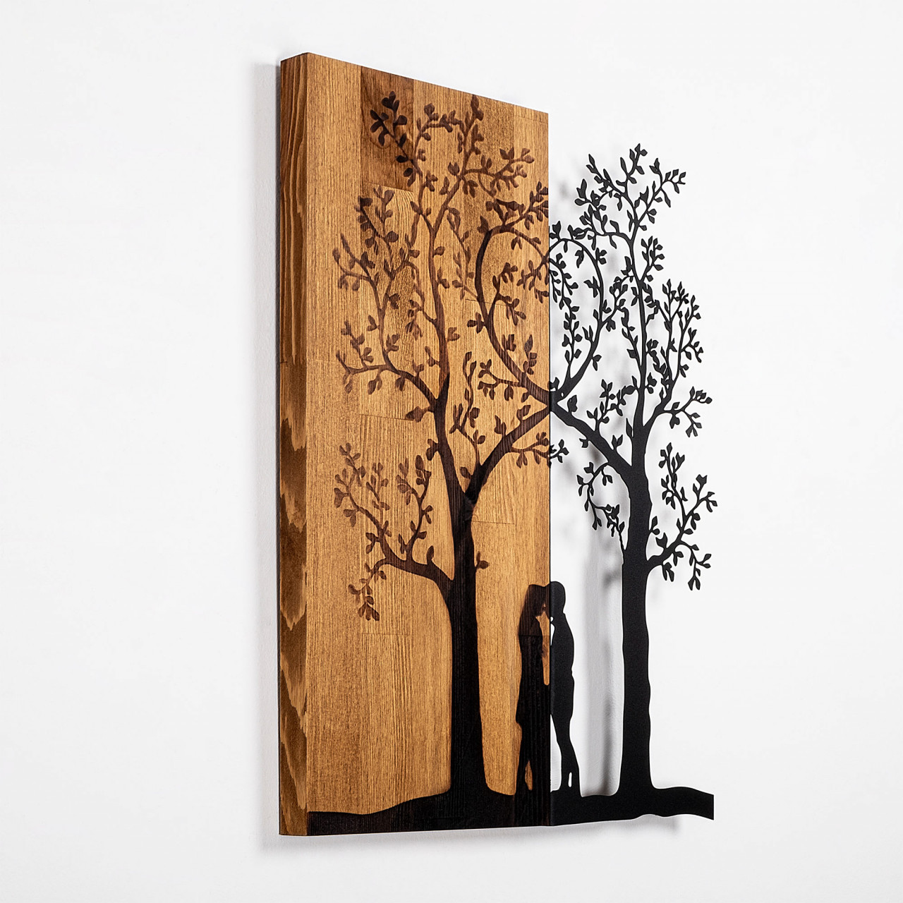 Poze Accesoriu decorativ de perete din lemn Love Under The Tree