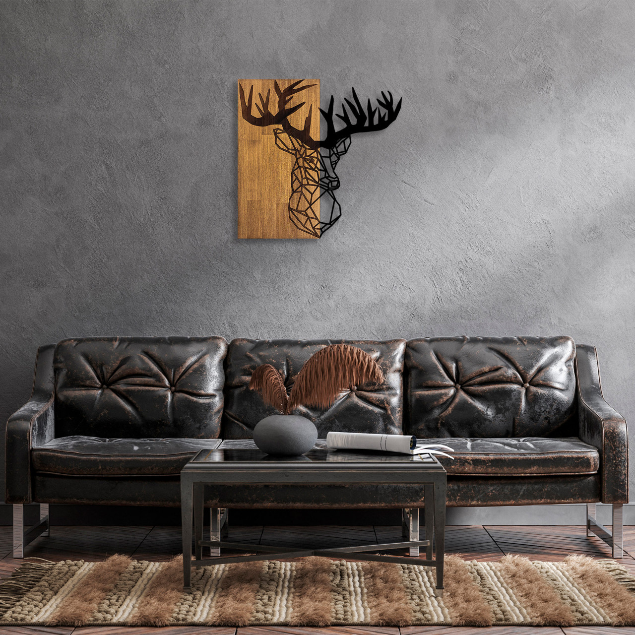 Poze Accesoriu decorativ de perete din lemn MA-285