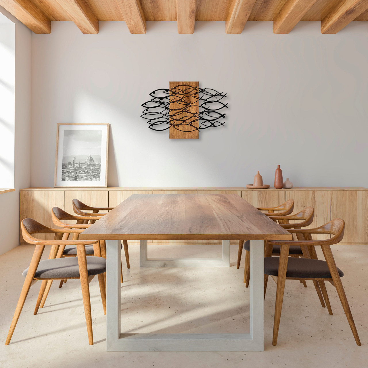 Poze Accesoriu decorativ de perete din lemn MA-304