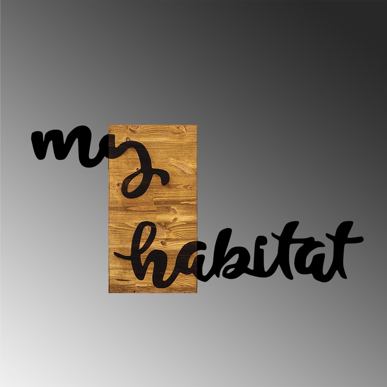 Poze Accesoriu decorativ de perete din lemn My habitat