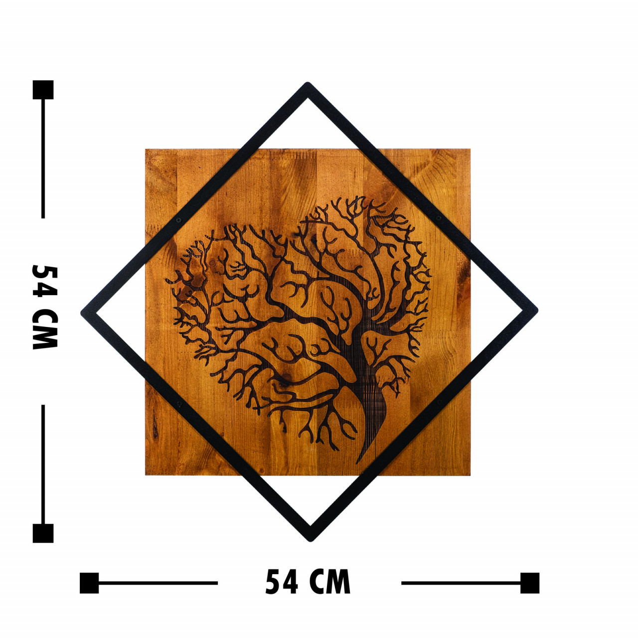 Poze Accesoriu decorativ de perete din lemn Tree 2