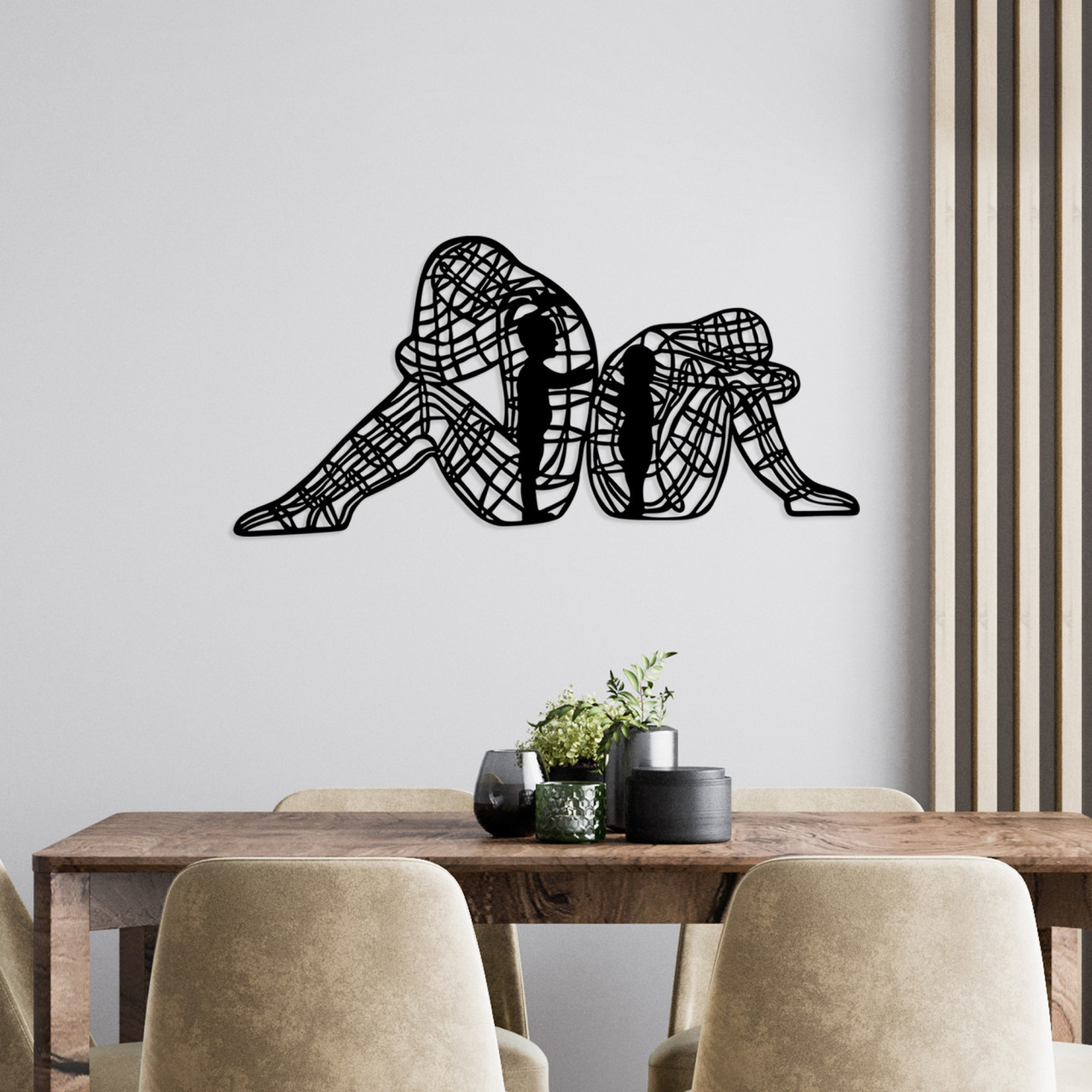 Poze Accesoriu decorativ de perete metalic Get offended