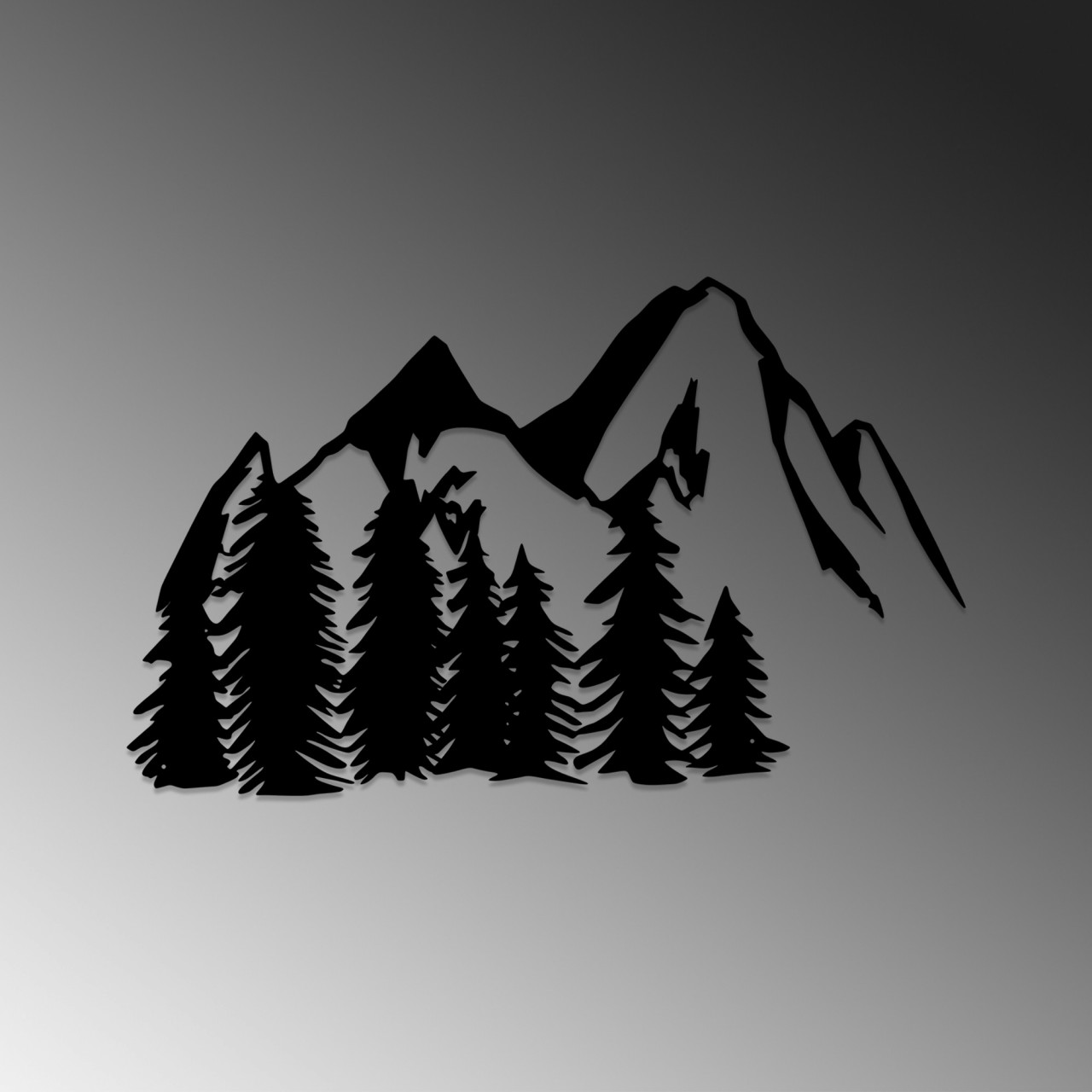 Poze Accesoriu decorativ de perete metalic Landscape