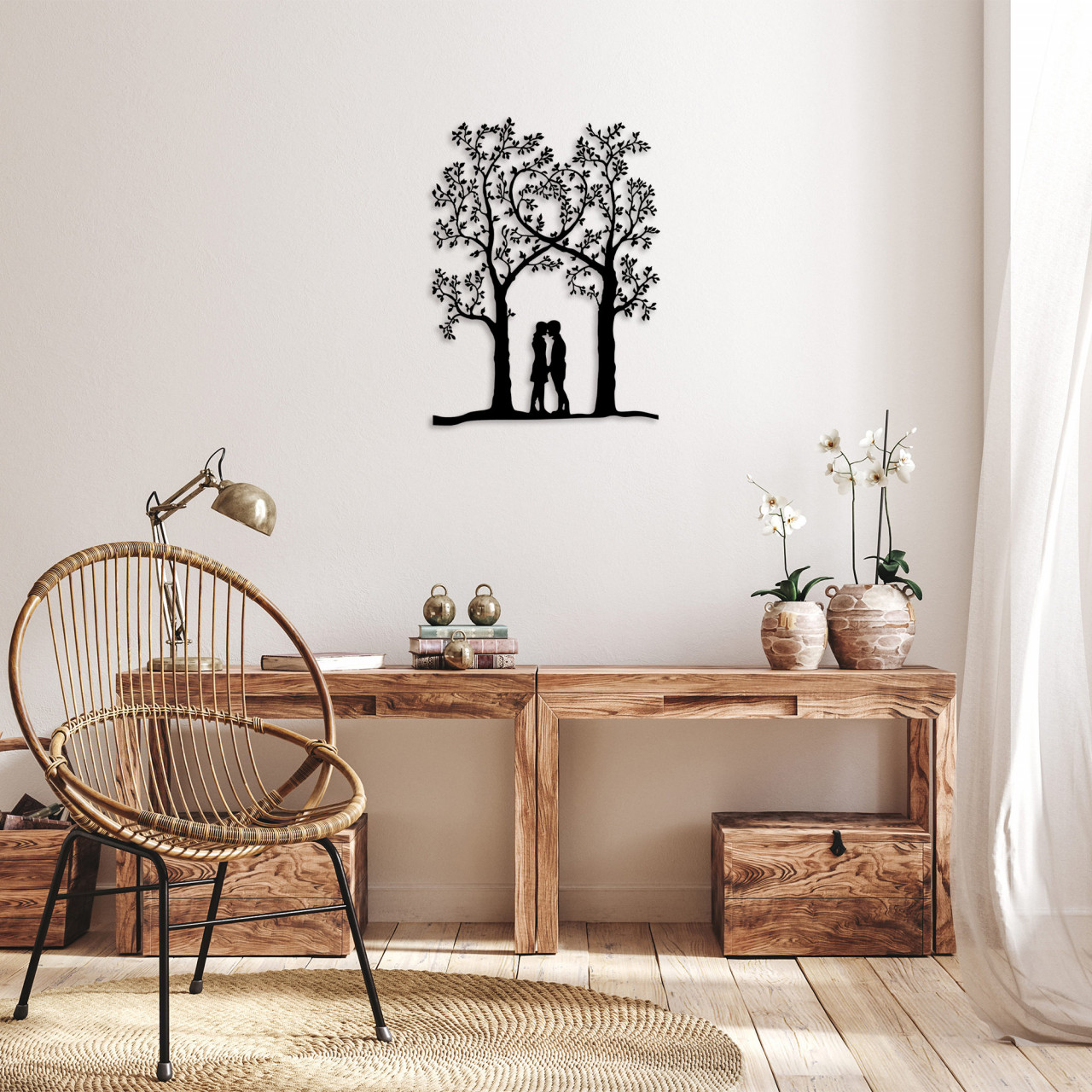 Poze Accesoriu decorativ de perete metalic Love Garden - 270