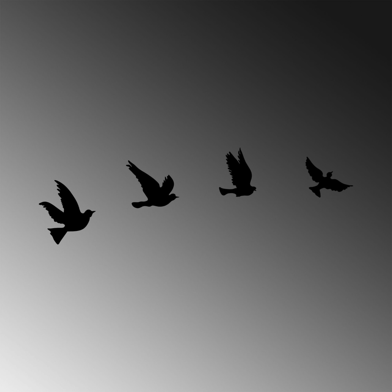 Poze Accesoriu decorativ de perete metalic Pigeons - 289