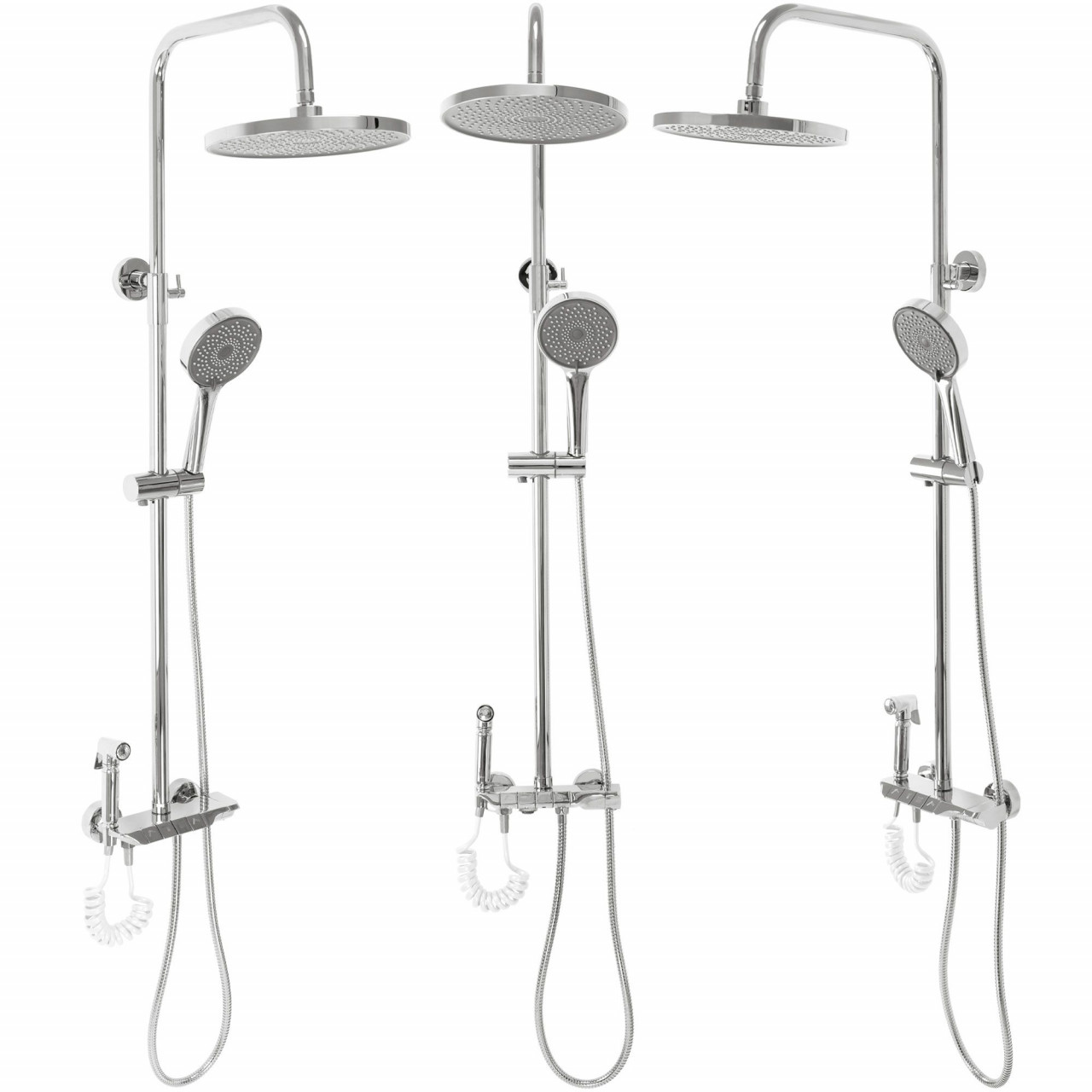 Poze Baterie de dus Max argintie