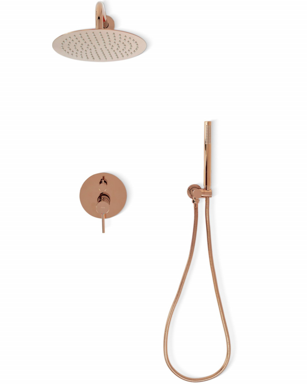 Poze Baterie pentru dus Lungo rose gold