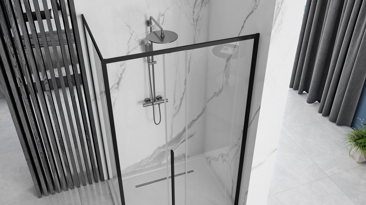 Poze Cabina dus Solar negru - 80x100 cm