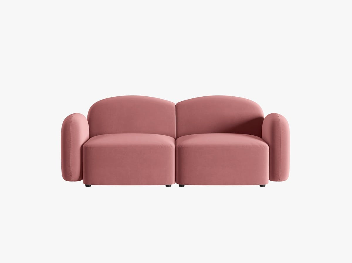 Poze Canapea 2 locuri Blair catifea L194 cm