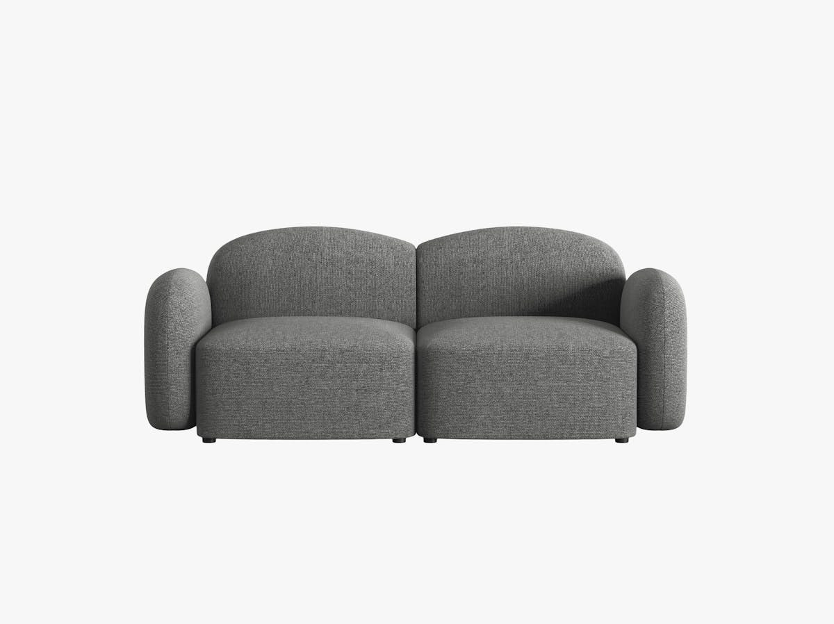 Poze Canapea 2 locuri Blair chenille L194 cm