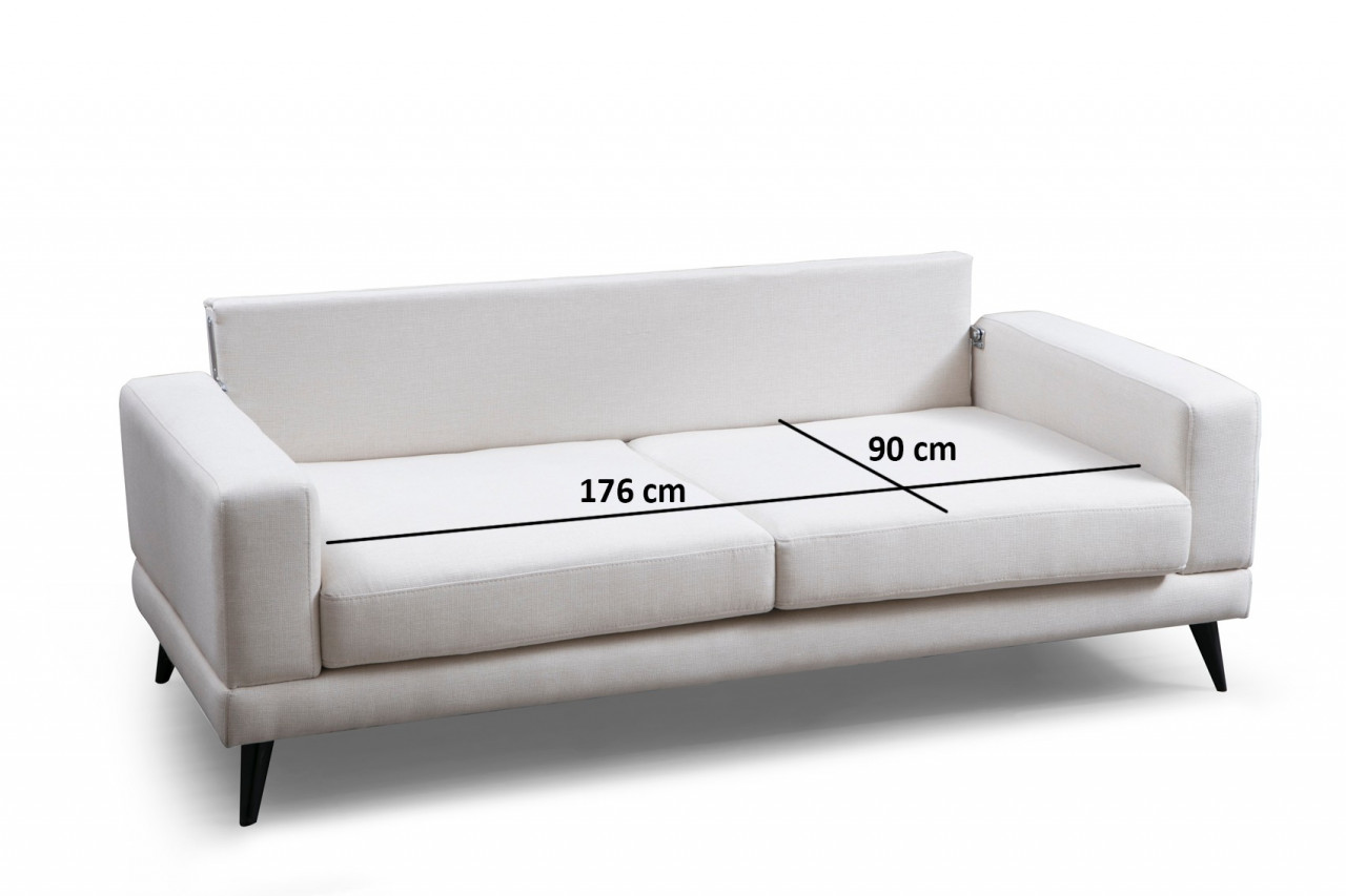 Poze Canapea 3 locuri Nordic bej