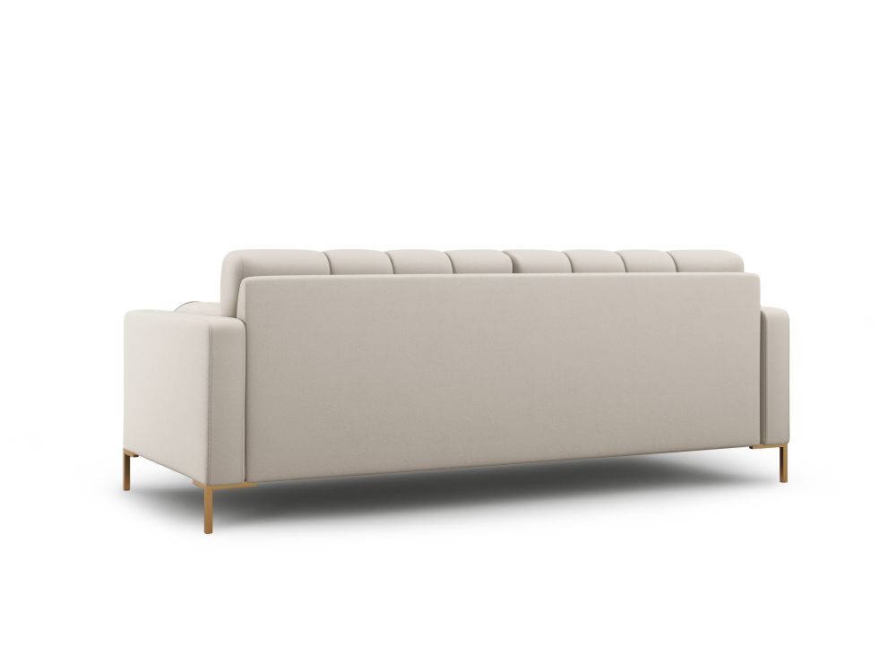 Poze Canapea Bali 3 locuri stofa/picioare gold – L177 x l92 x h75