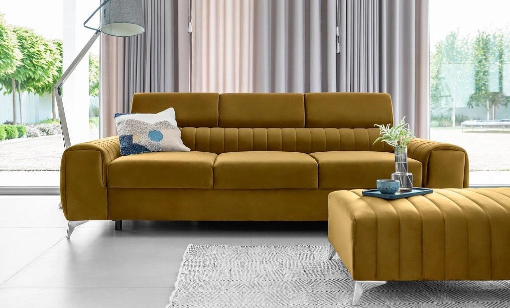 Canapea extensibila laurence – l260 x l97 x h75 cm