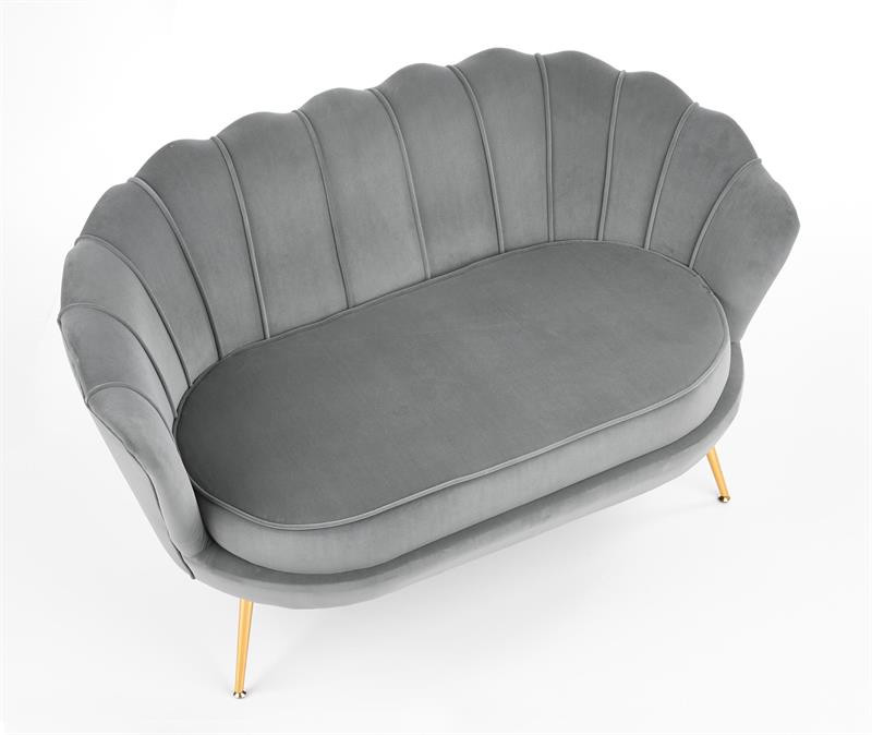 Poze Canapea fixa Amorinito XL velvet gri
