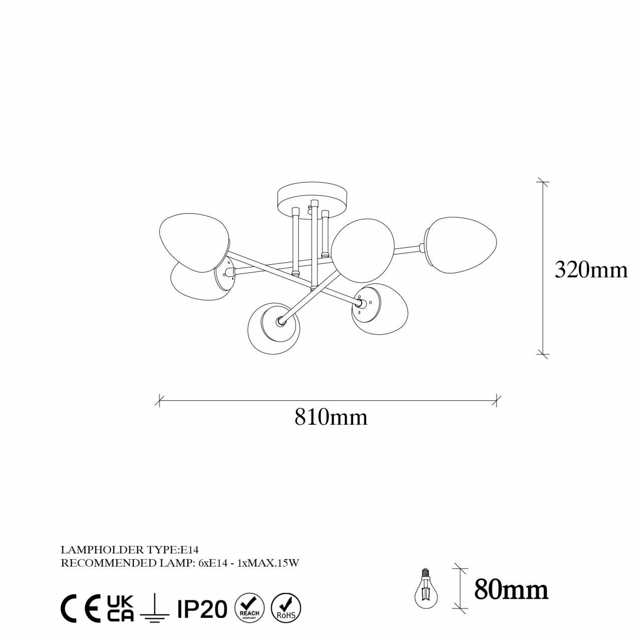 Poze Candelabru Camflo - 10400