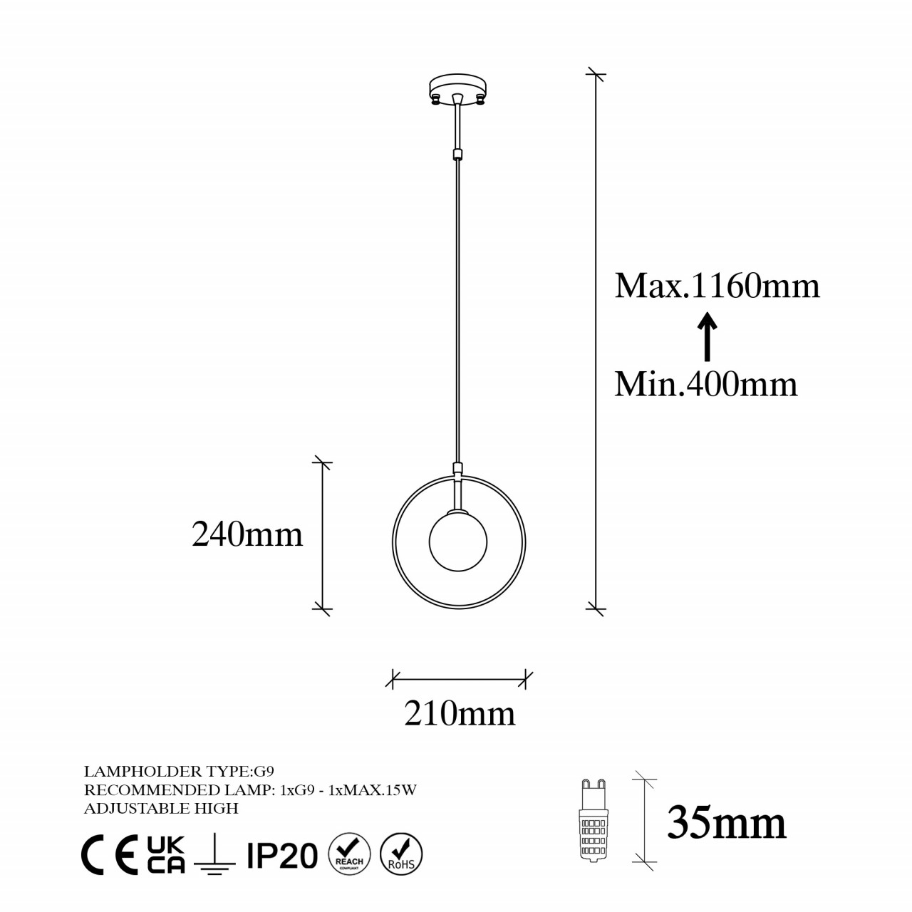 Poze Candelabru Geometri - 11090