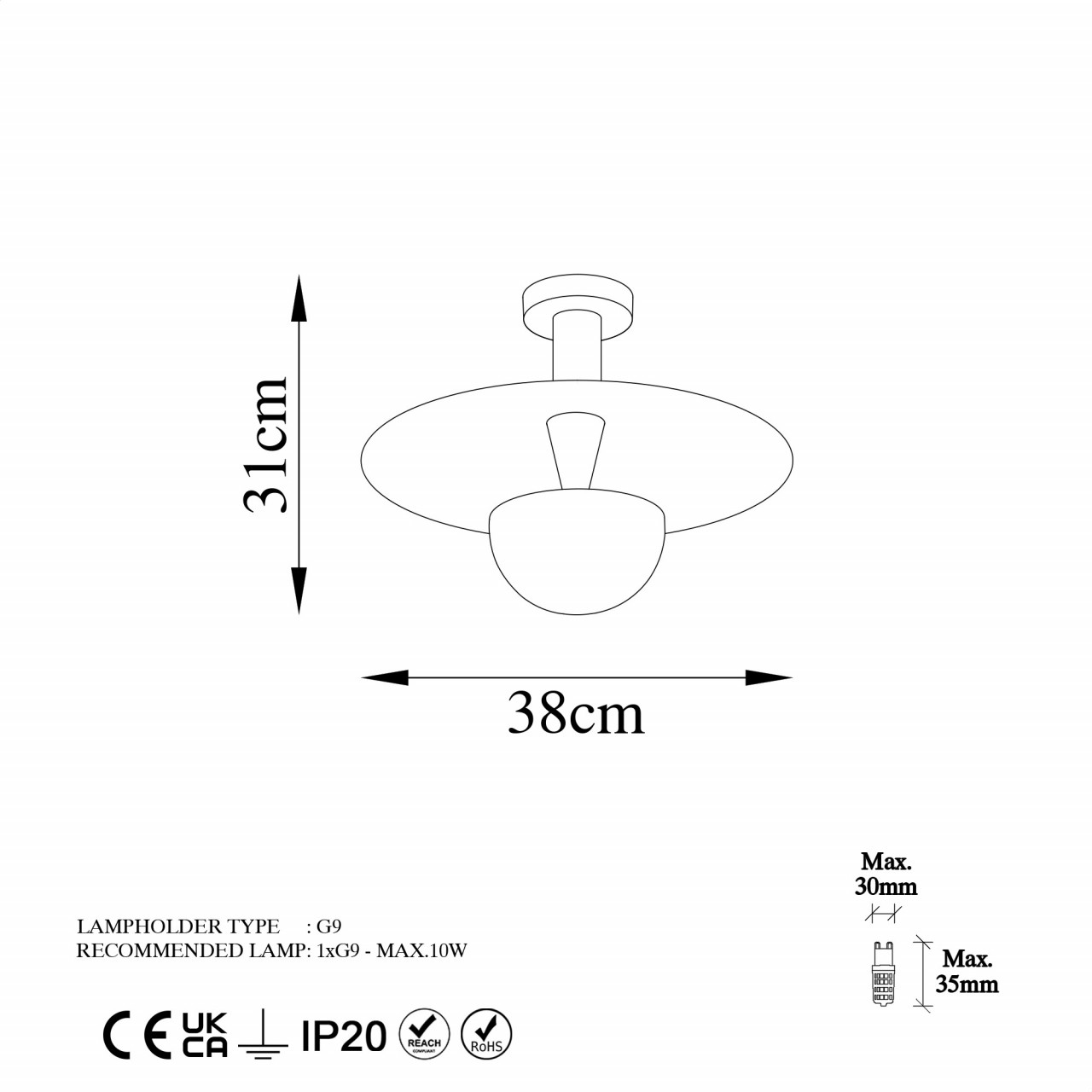 Poze Candelabru Kurt - 13354