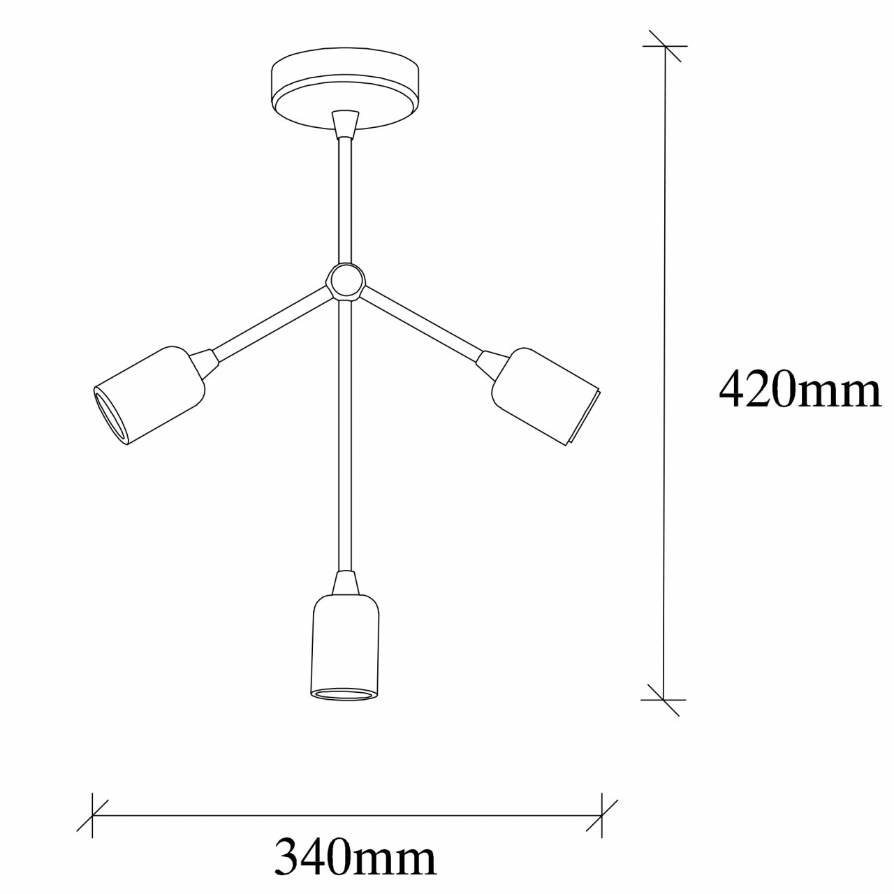 Poze Candelabru Sparrow - 1247
