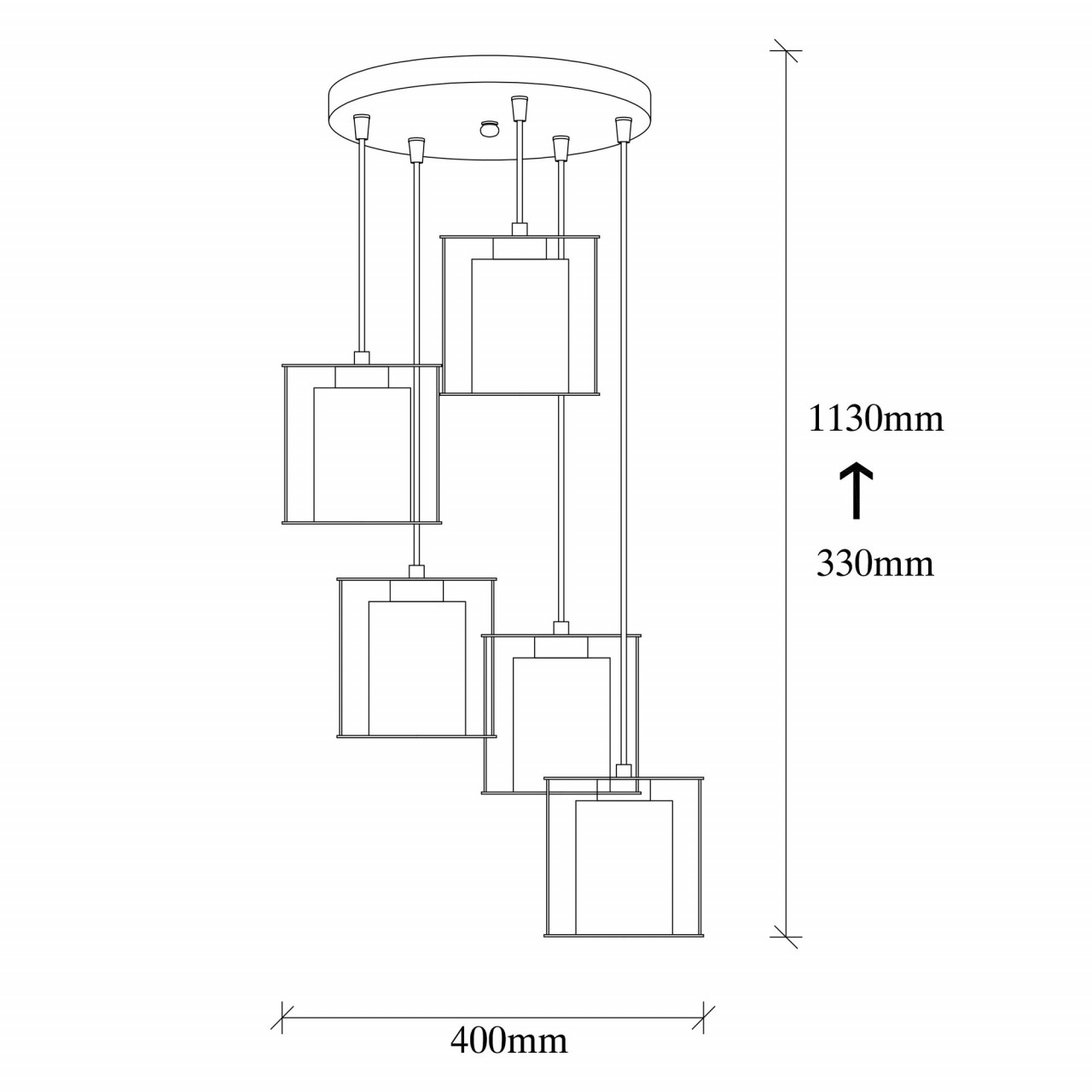 Poze Candelabru Swank - 702-5S2