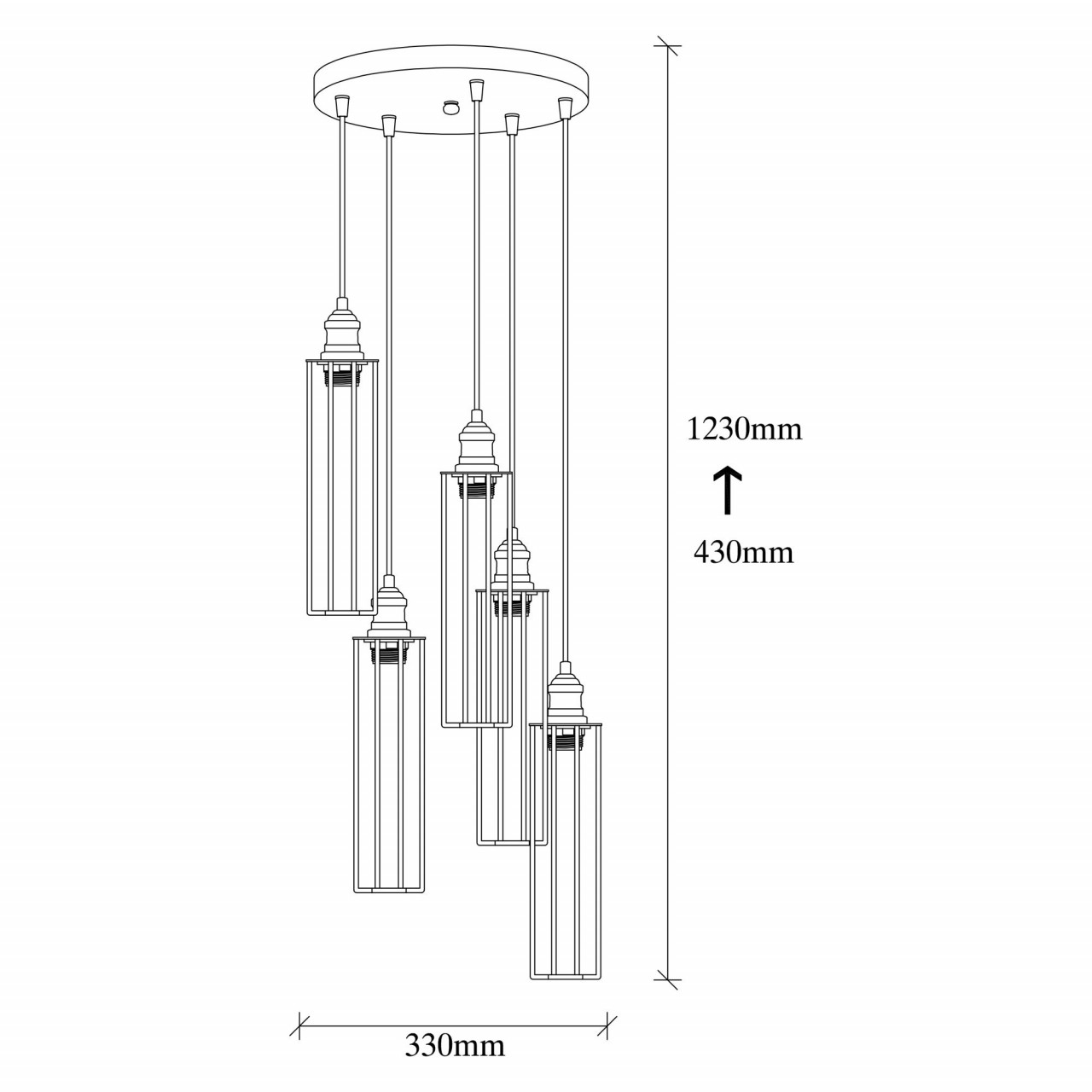 Poze Candelabru Zumra - 705-5S2