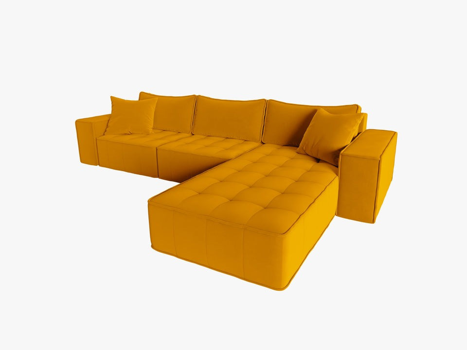 Poze Coltar 5 locuri Mike catifea L292 cm