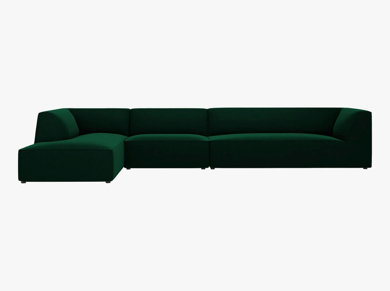 Poze Coltar 5 locuri Ruby catifea L366 cm