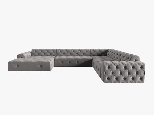 Poze Coltar 6 locuri Candice catifea L334 cm