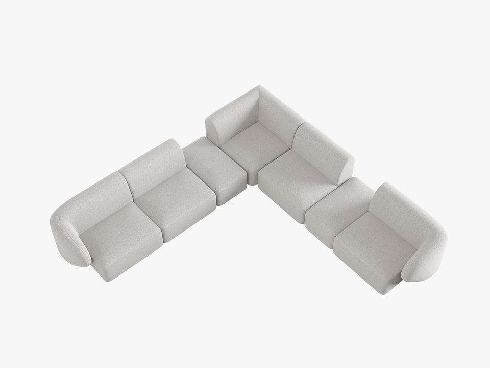 Poze Coltar 7 locuri Shane chenille L307 cm