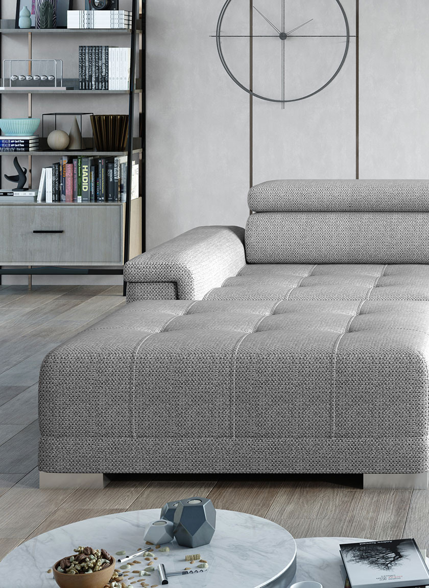 Poze Coltar cu reglaj electric Campo mini – L276 x l178 x h101 cm