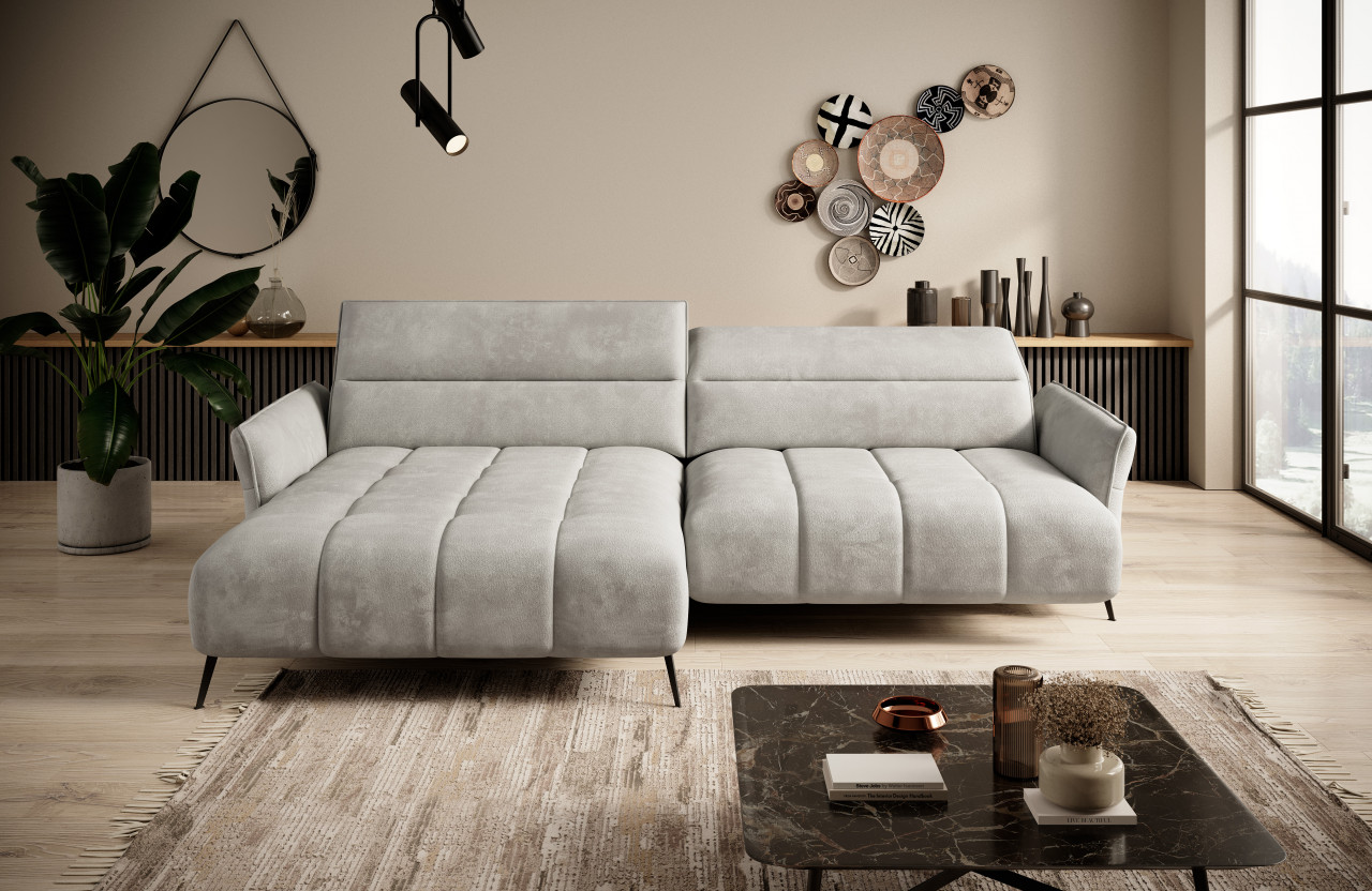 Poze Coltar cu reglaj electric Cavani - L272 x l175 x h95 cm