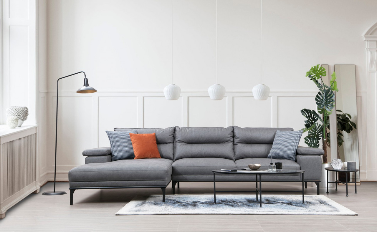 Poze Coltar Hollywood pe stanga gri