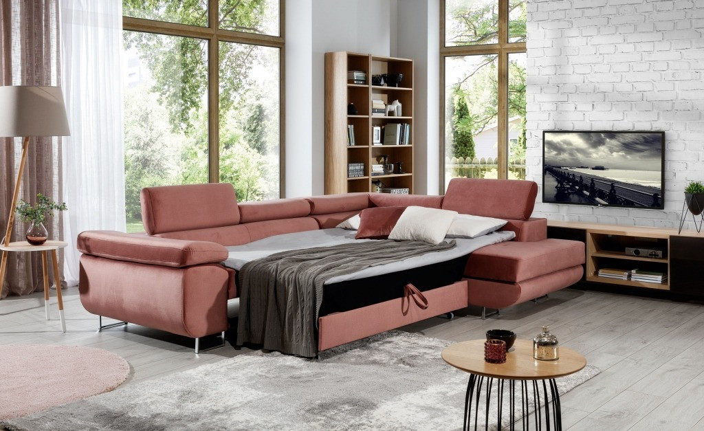 Poze Coltar living extensibil Anton – L275 x l202 x h70 cm