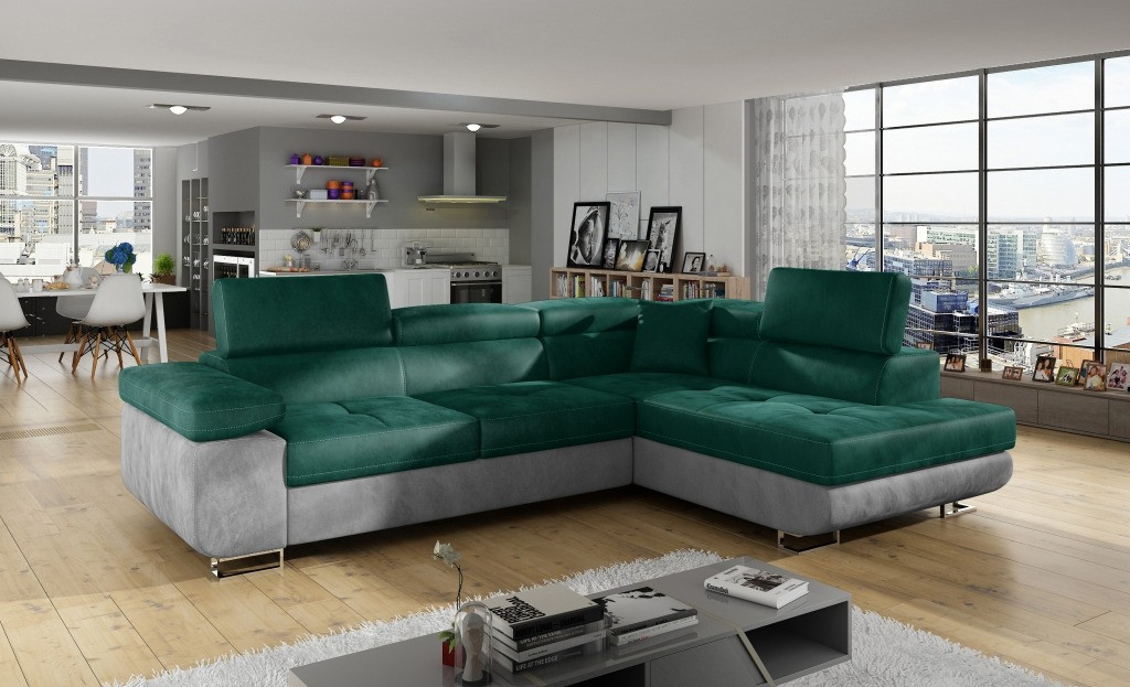 Poze Coltar living extensibil Anton – L275 x l202 x h70 cm