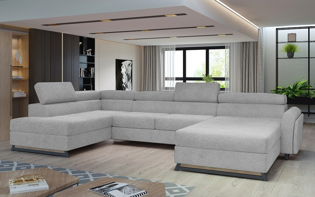 Poze Coltar living extensibil Josette – L370 x l190 x h98 cm