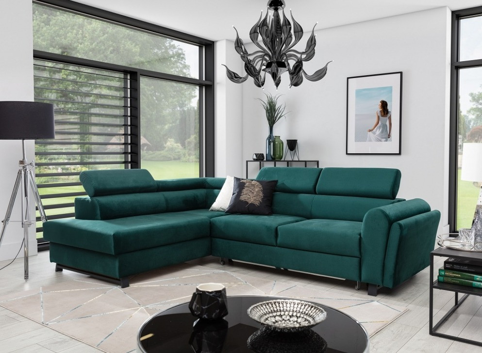 Poze Coltar living extensibil Kairos – L265 x l197 x h95 cm