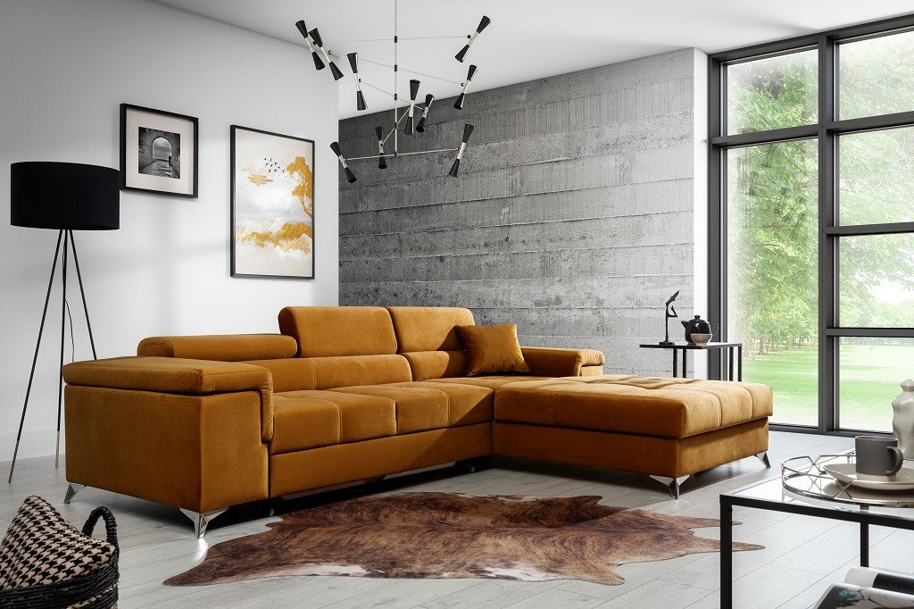 Poze Coltar living extensibil Ricardo – L280 x l205 x h90 cm