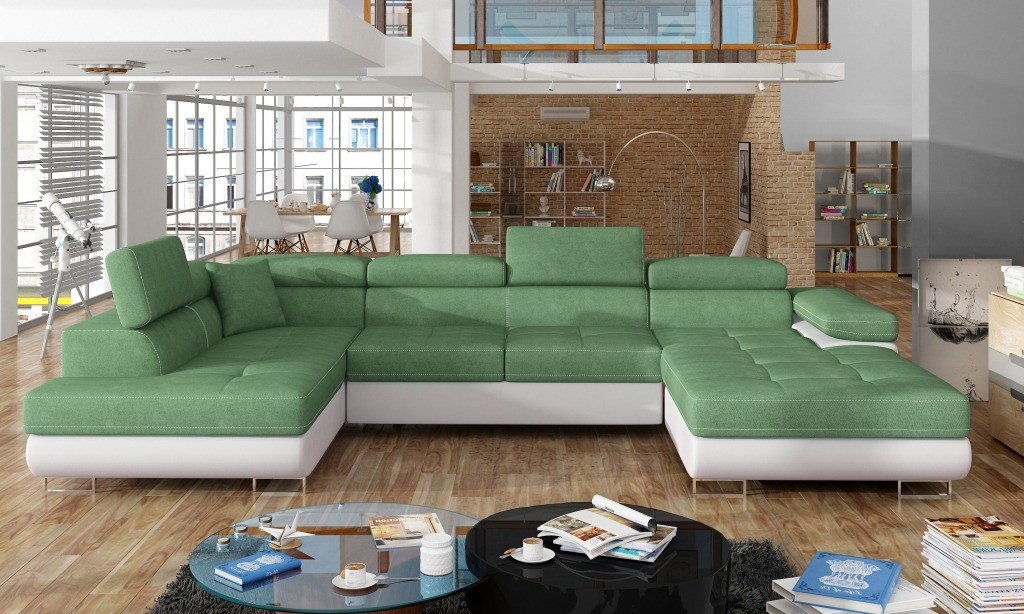 Poze Coltar living extensibil Rodrigo – L345 x l202 x h90 cm