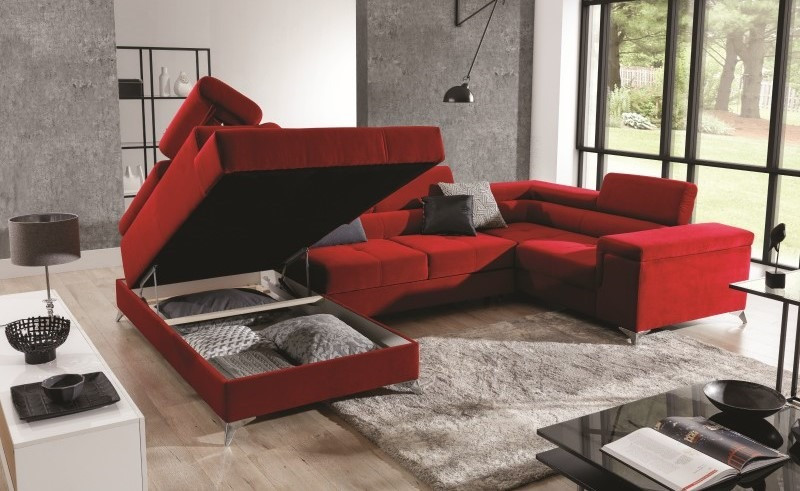 Poze Coltar living extensibil Thiago – L350 x l202 x h90 cm
