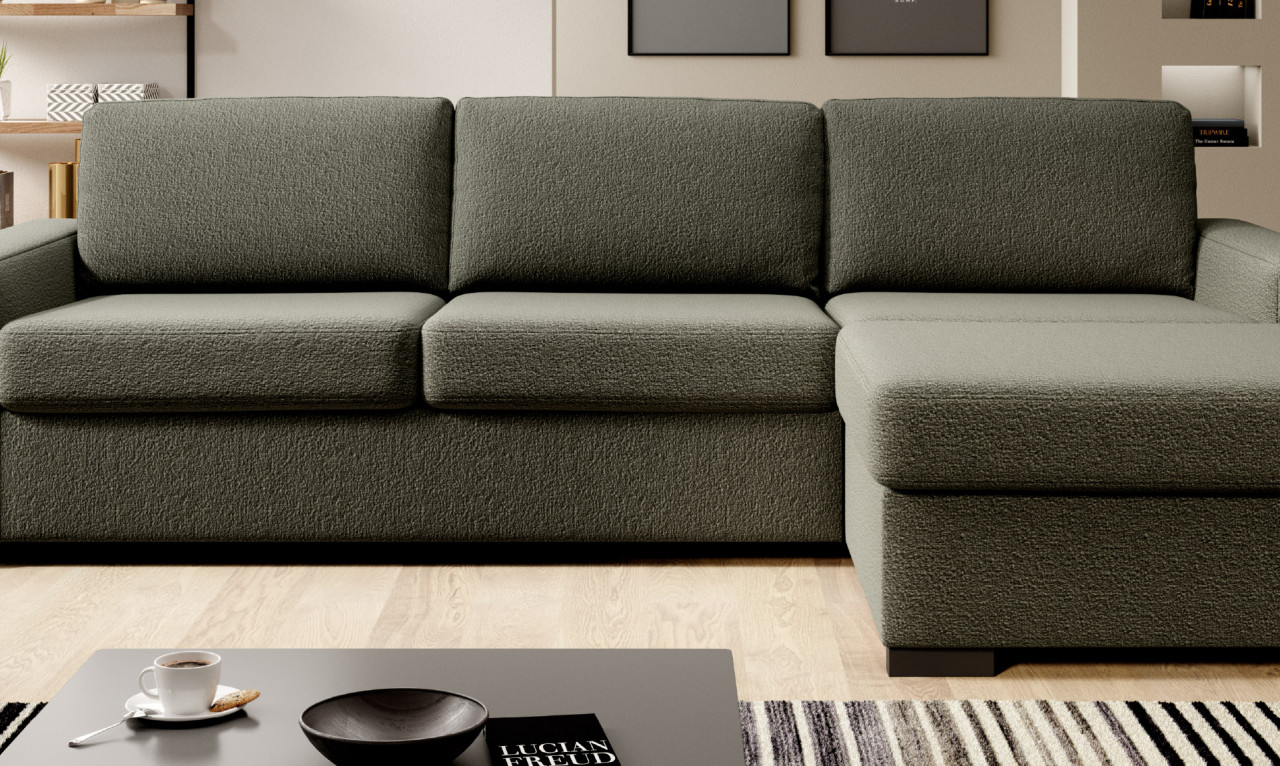 Poze Coltar tapitat Vanilla 160x200 L303 cm