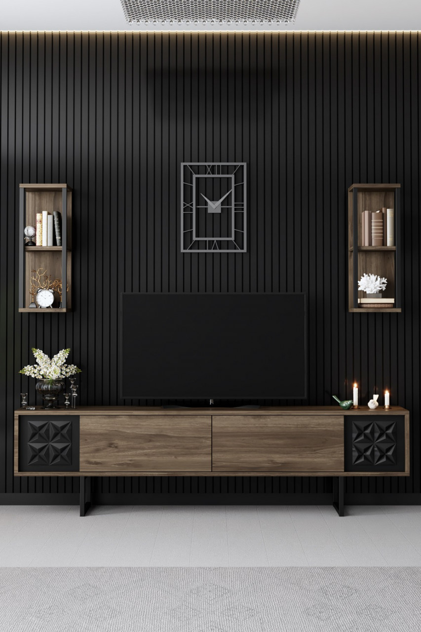 Poze Comoda TV Black Line nuc/negru