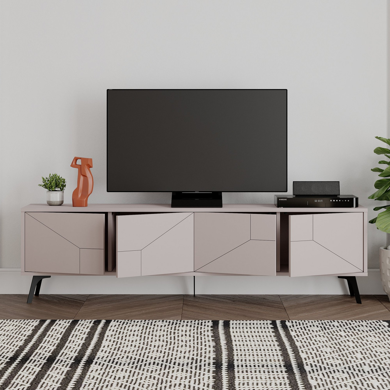Poze Comoda TV Dune light mocha