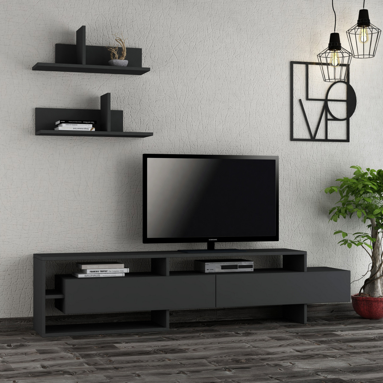 Poze Comoda TV Gara antracit