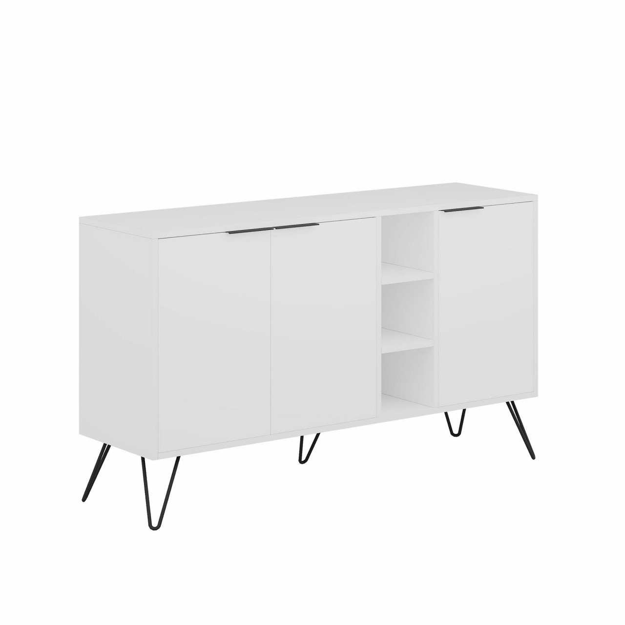 Poze Consola Clara MDF alba L142 cm - H83 cm