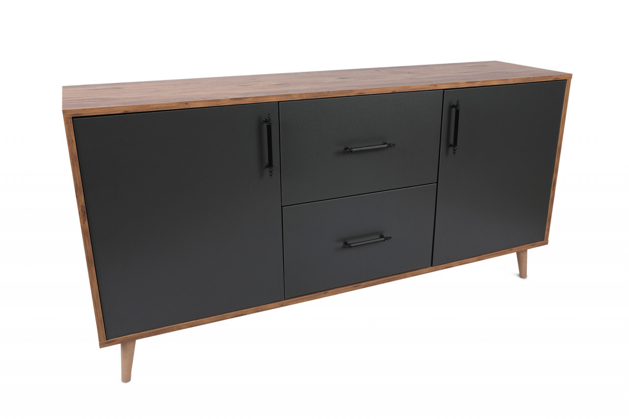 Poze Consola Cordoba din lemn cu sertare - L160 cm - H77 cm