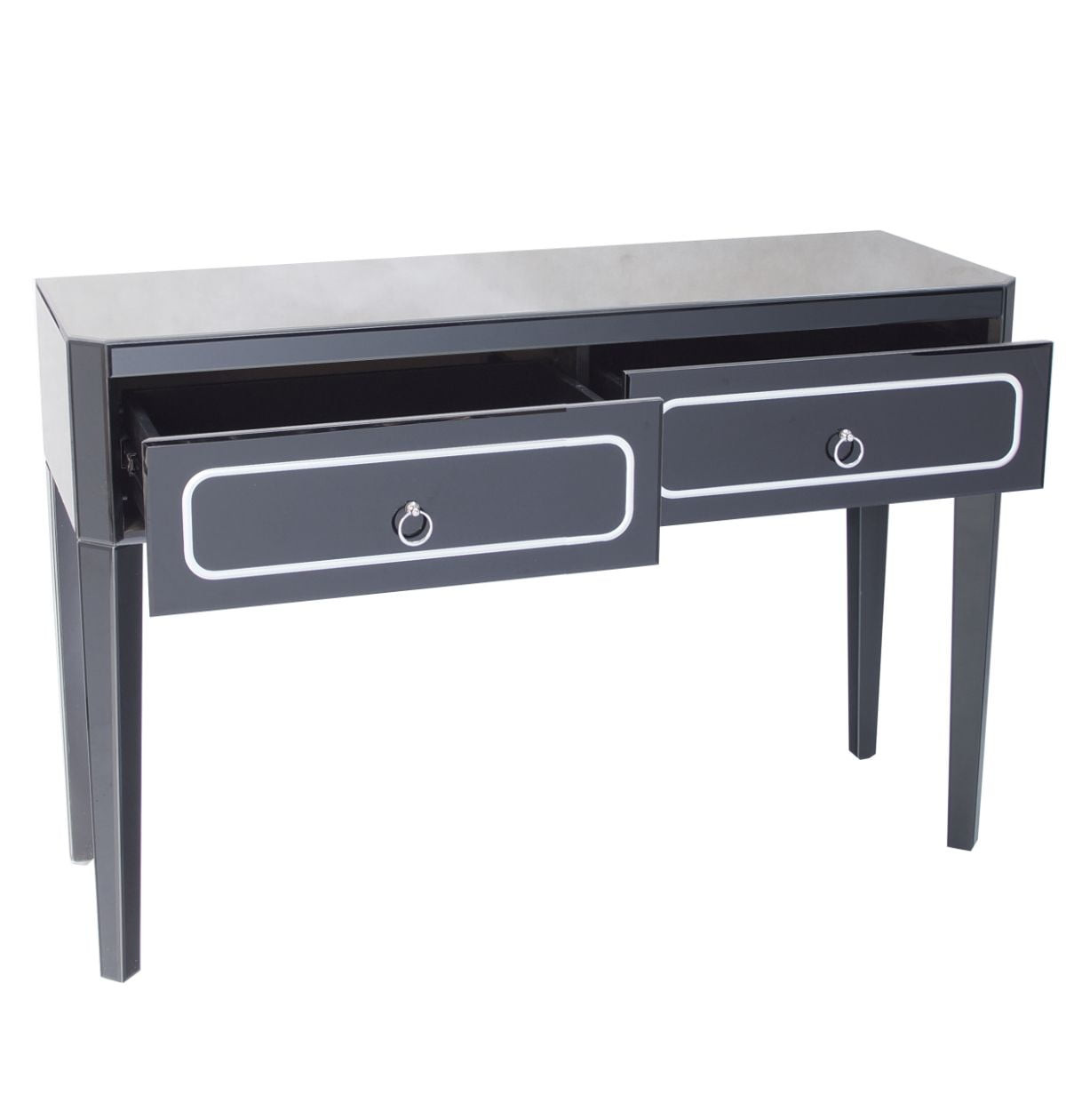 Poze Consola Marina negru/silver – H78 cm